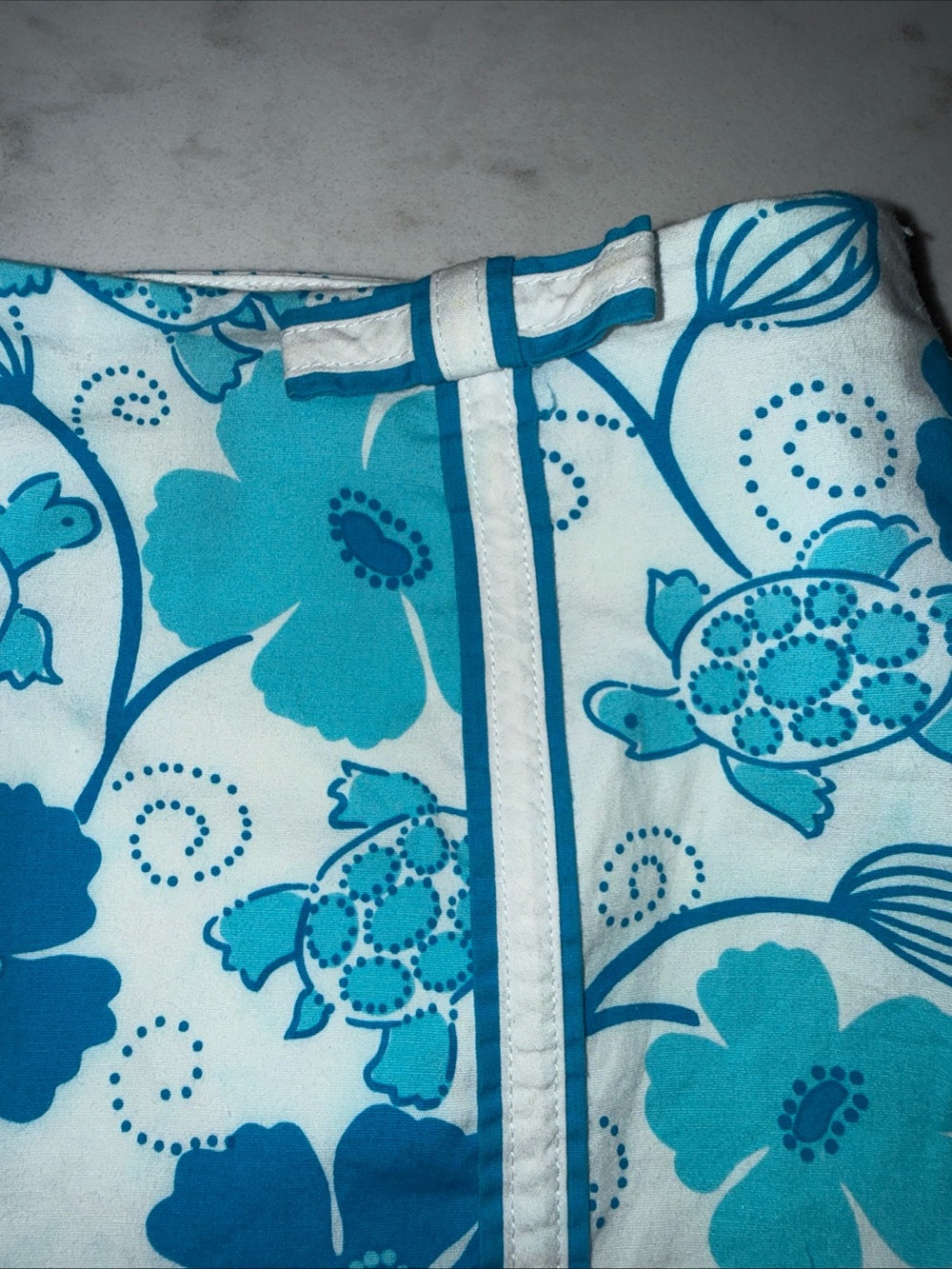 LILLY PULITZER ladies skort, Blue floral, size 10 - Picture 2 of 5